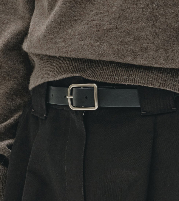 画像11: バックルレザーベルト　Backle Leather Belt