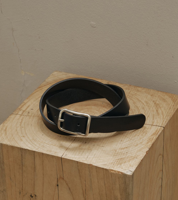 画像2: バックルレザーベルト　Backle Leather Belt