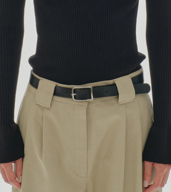 画像6: バックルレザーベルト　Backle Leather Belt