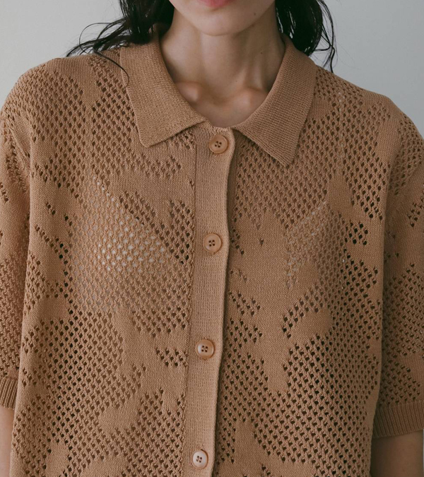 画像9: メッシュパターンニット　Mesh Pattern Knit