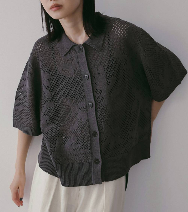 画像10: メッシュパターンニット　Mesh Pattern Knit