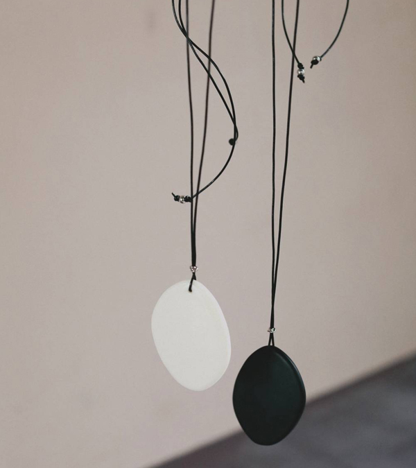 画像1: アクリルストーンネックレス　Acrylic Stone Necklace