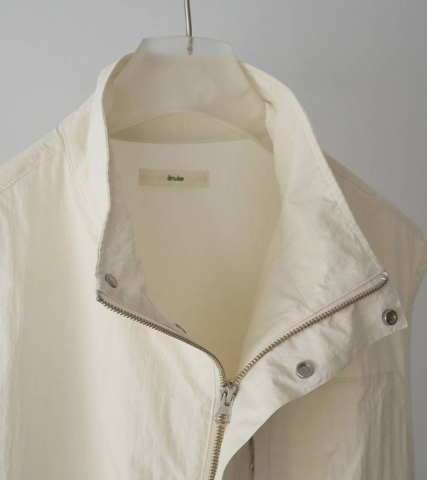 画像2: スタンドカラーポケットベスト　Standcollar Pocket Vest