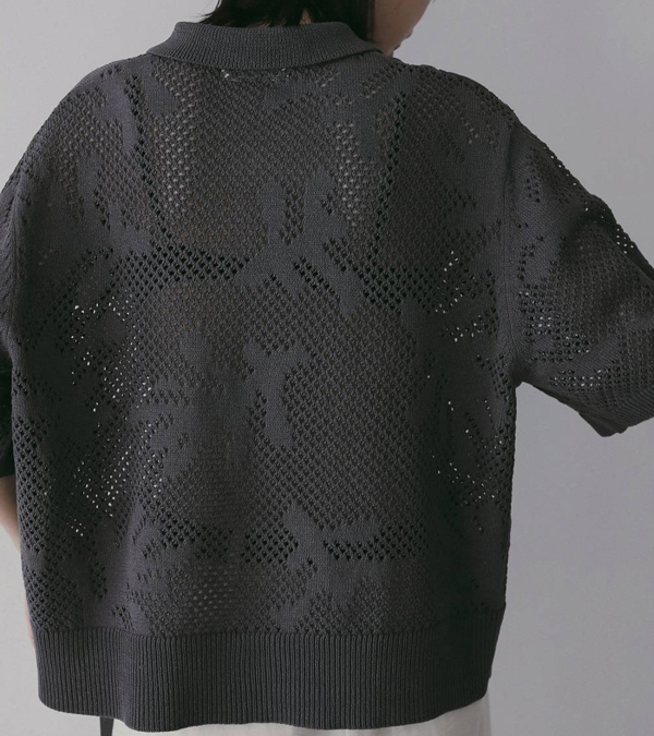 画像12: メッシュパターンニット　Mesh Pattern Knit