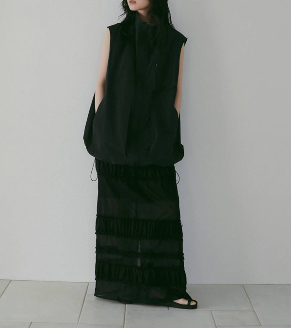 画像4: スタンドカラーポケットベスト　Standcollar Pocket Vest