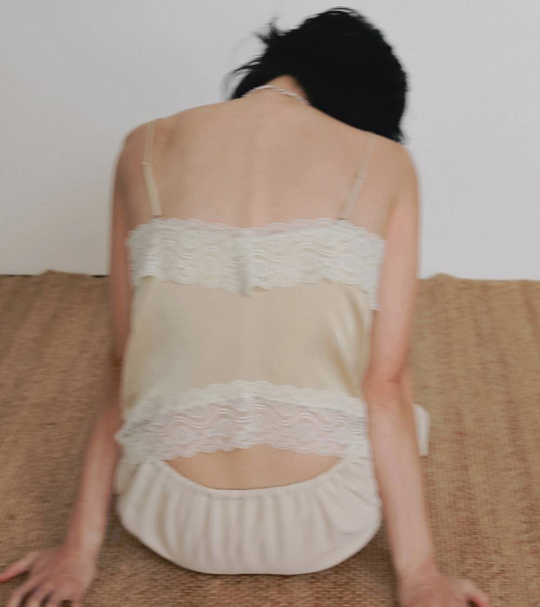 画像9: サテンレースキャミソール　Satin Lace Camisole