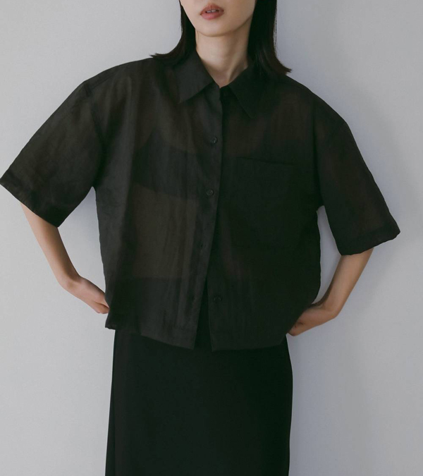 画像10: シアーハーフスリーブシャツ　Sheer Halfsleeve Shirts