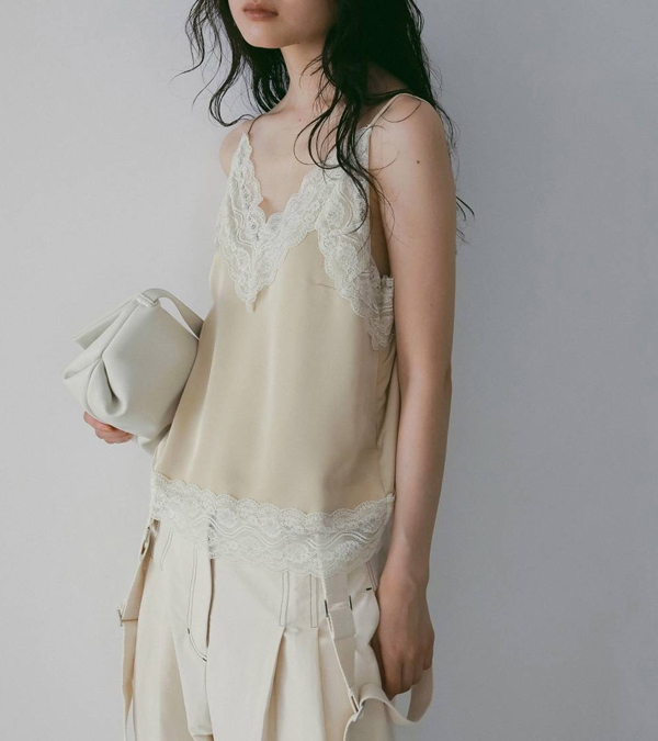 画像10: サテンレースキャミソール　Satin Lace Camisole