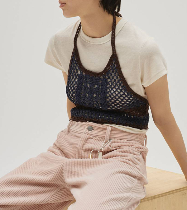 画像3: クロシェニットビスチェ　Crochet Knit Bustier