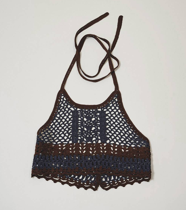 画像2: クロシェニットビスチェ　Crochet Knit Bustier