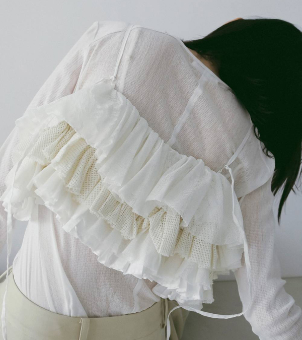 画像10: メッシュフリルキャミソール　Mesh Frill Camisole