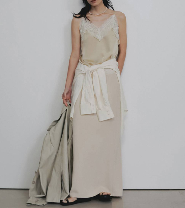画像8: ジョーゼットペンシルスカート　Georgette Pencil Skirt