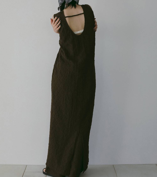 画像12: スリーブレスシャーリングワンピース　Sleeveless Shirring Onepiece