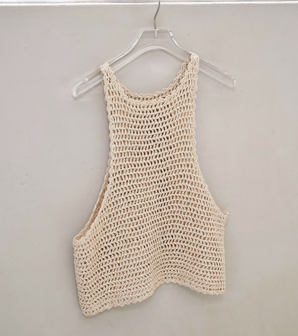画像3: スカラップニットタンクトップ　Scallop Knit Tanktop