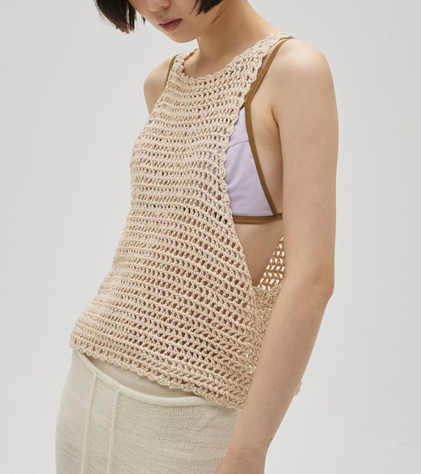 画像7: スカラップニットタンクトップ　Scallop Knit Tanktop