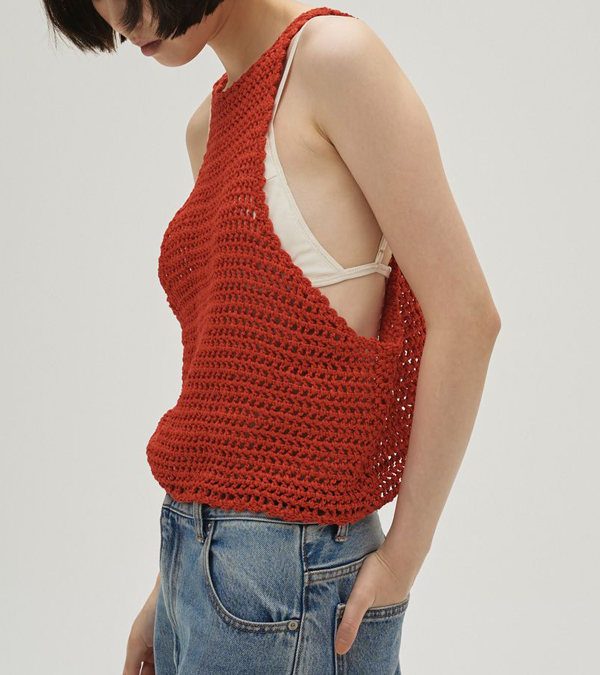 画像5: スカラップニットタンクトップ　Scallop Knit Tanktop