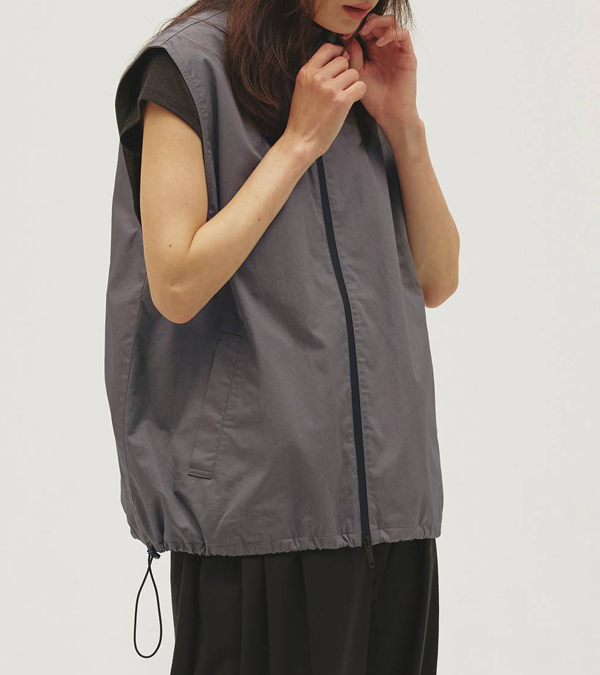 画像8: スタンドカラージップベスト　Standcollar Zip Vest