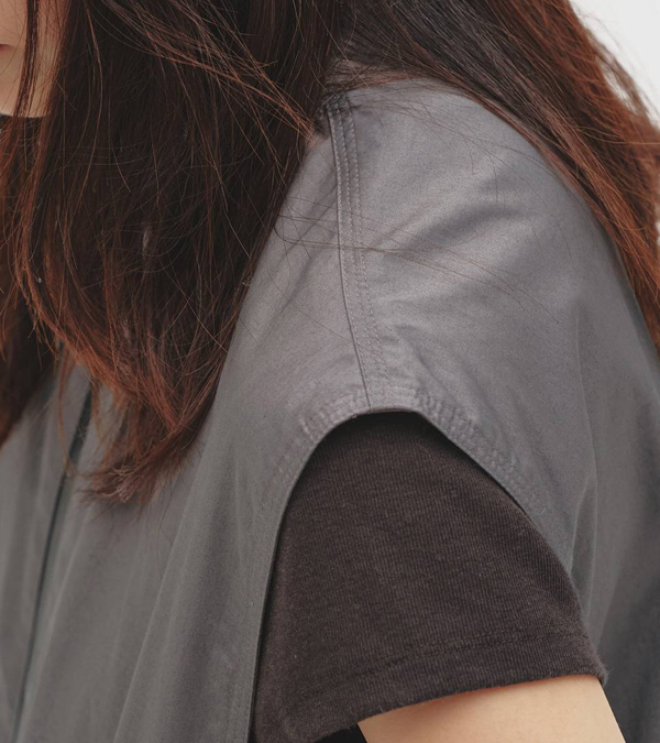 画像9: スタンドカラージップベスト　Standcollar Zip Vest
