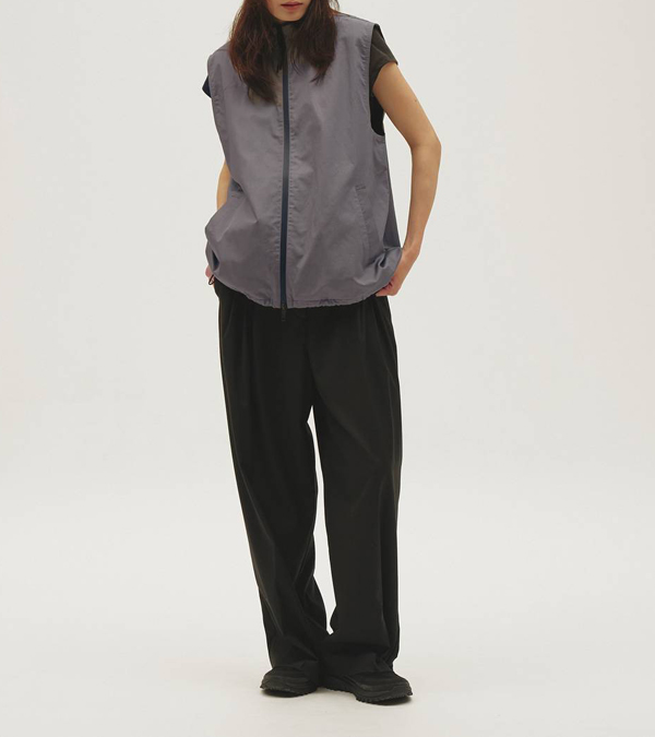 画像7: スタンドカラージップベスト　Standcollar Zip Vest