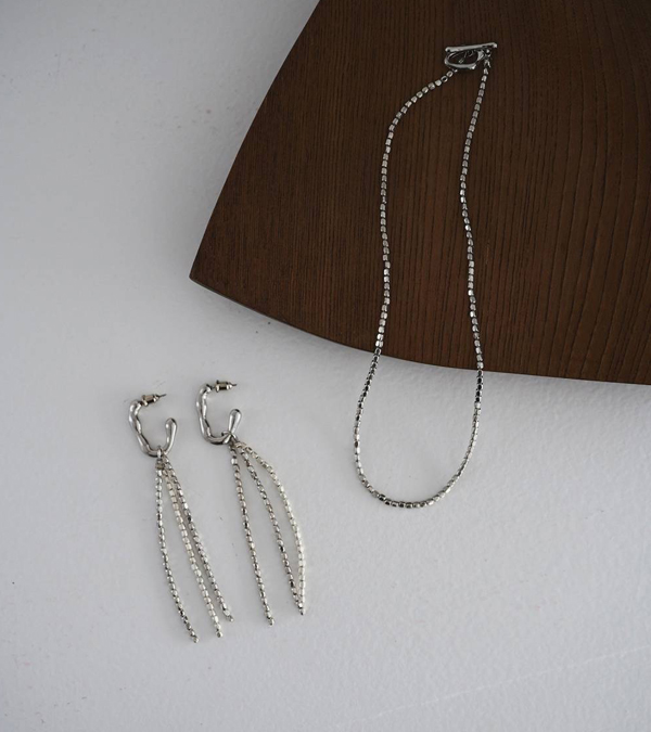 画像5: ビーズフリンジピアス　Beads Fringe Pierce