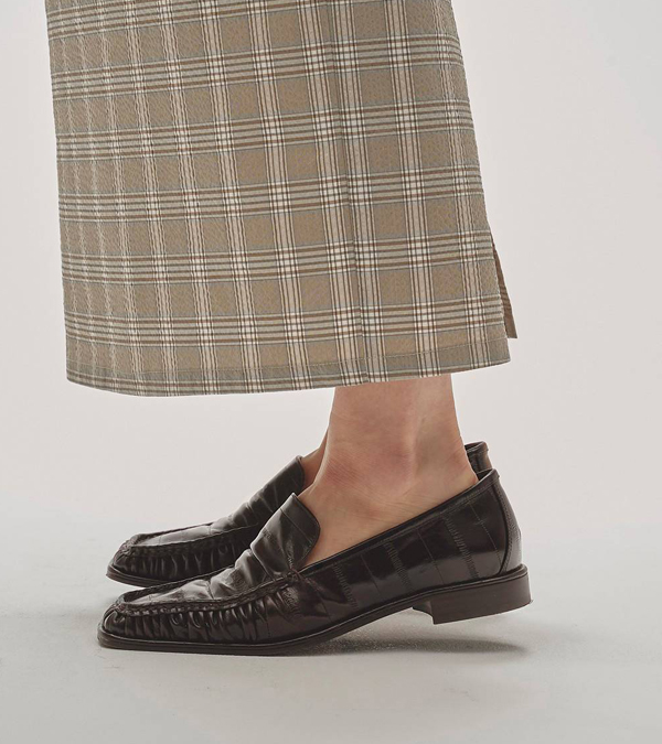 画像16: スクエアトゥギャザーローファー　Squaretoe Gather Loafers