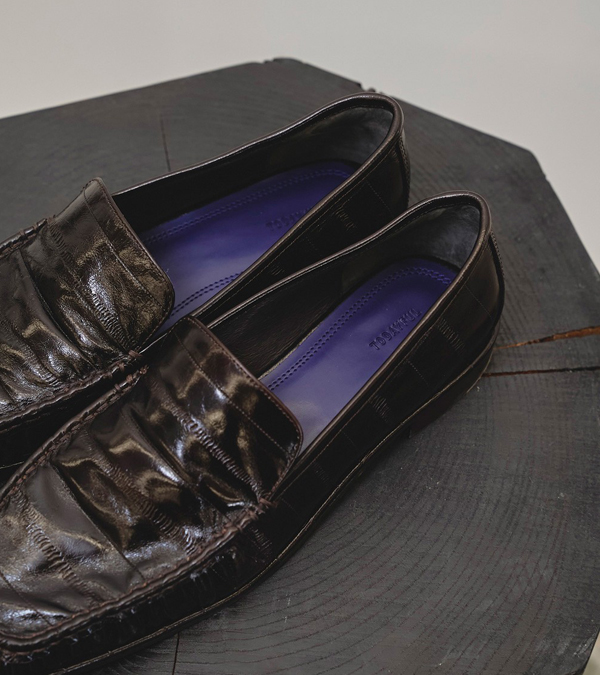 画像4: スクエアトゥギャザーローファー　Squaretoe Gather Loafers