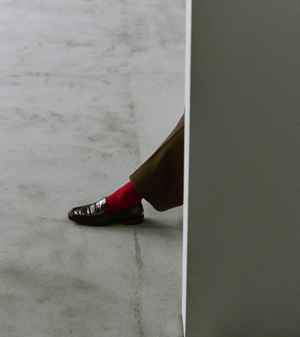 画像19: スクエアトゥギャザーローファー　Squaretoe Gather Loafers