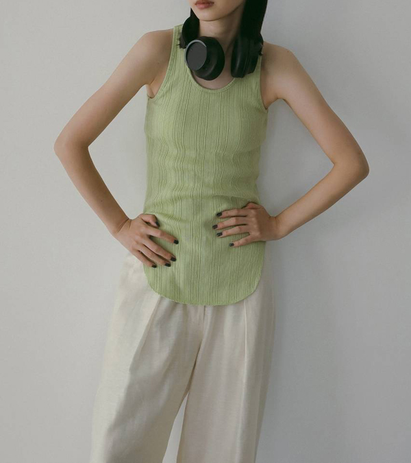 画像7: パディンリブタンクトップ　Padin Rib Tanktop