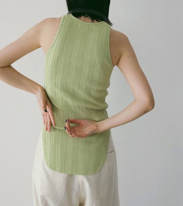 画像9: パディンリブタンクトップ　Padin Rib Tanktop