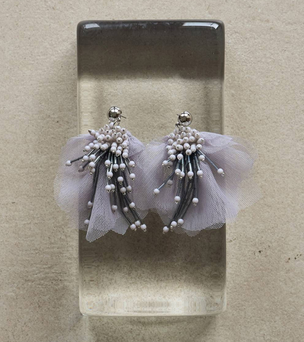 画像3: チュール×ビーズピアス　Tulle x Beads Pierce