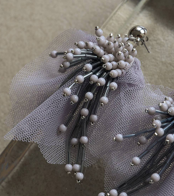 画像6: チュール×ビーズピアス　Tulle x Beads Pierce