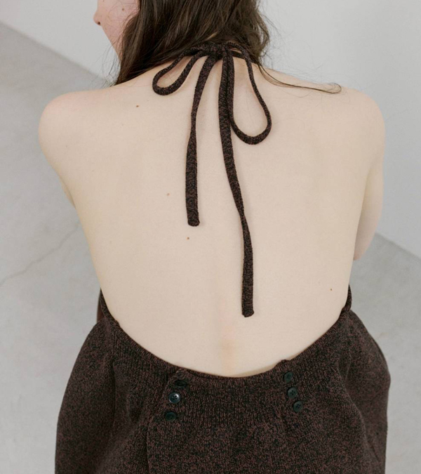 画像12: ホルターネックペプラムニット　Halterneck Peplum Knit