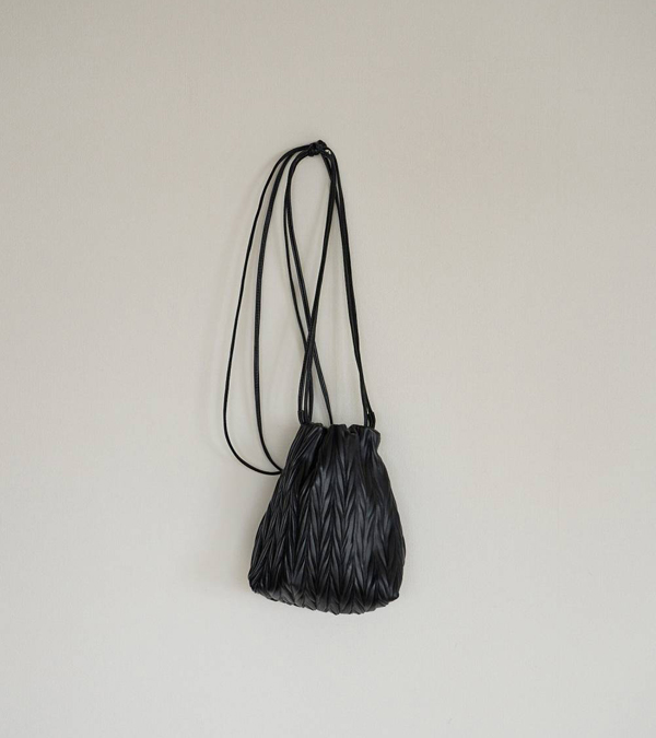 画像2: エコレザープリーツパース　Ecoleather Pleats Purse