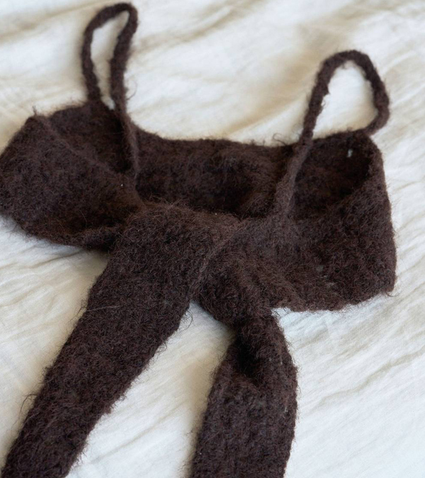 画像4: クロシェニットビスチェ　Crochet Knit Bustier
