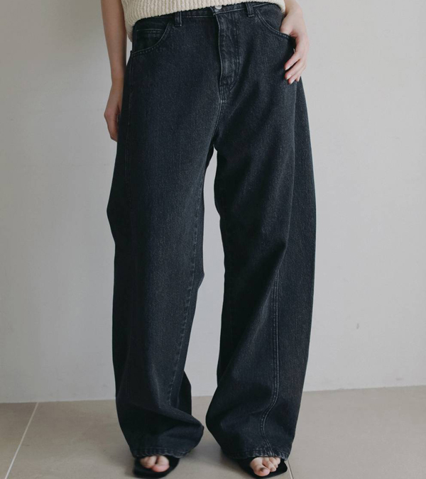 画像7: パネルブラックデニム　Panel Black Denim
