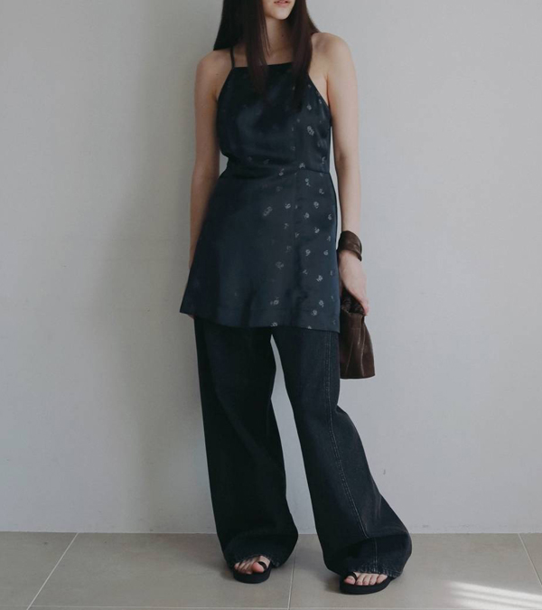画像12: パネルブラックデニム　Panel Black Denim