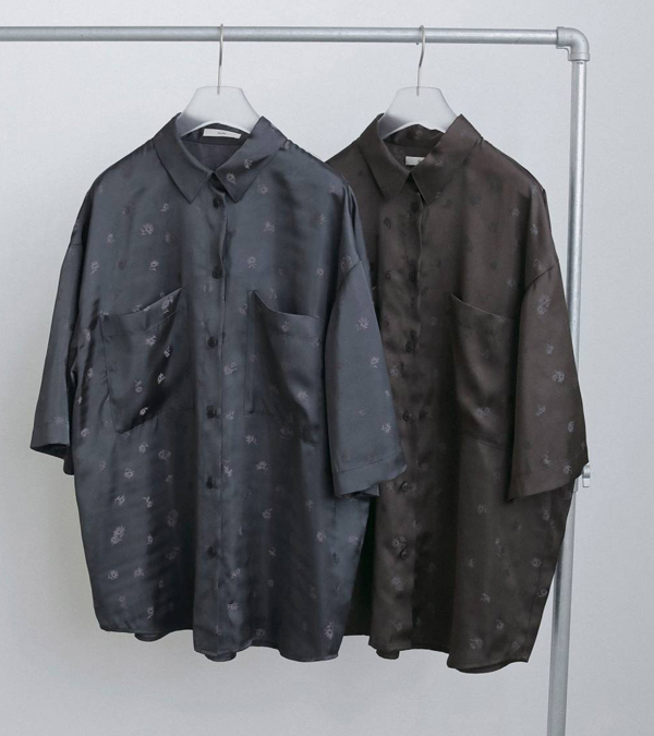 画像1: ジャガードハーフスリーブシャツ　Jacquard Halfsleeve Shirts