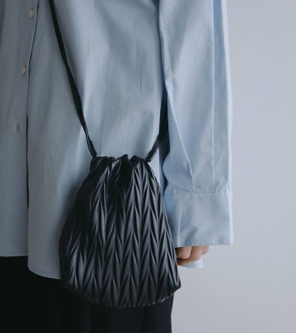 画像12: エコレザープリーツパース　Ecoleather Pleats Purse