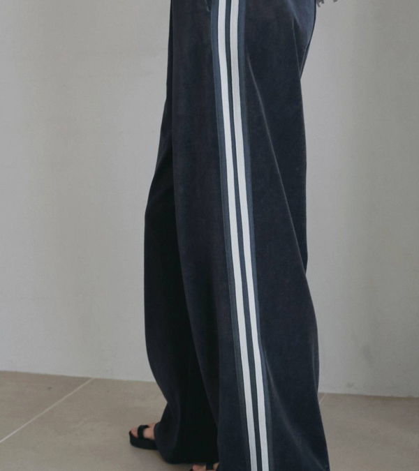 画像17: ベロアトラックパンツ　Velour Track Pants