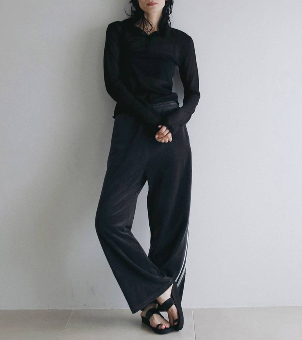 画像20: ベロアトラックパンツ　Velour Track Pants