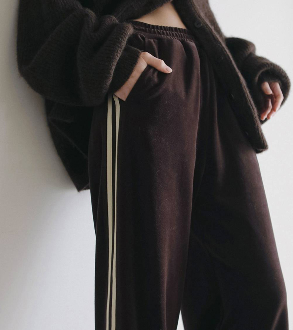 画像10: ベロアトラックパンツ　Velour Track Pants