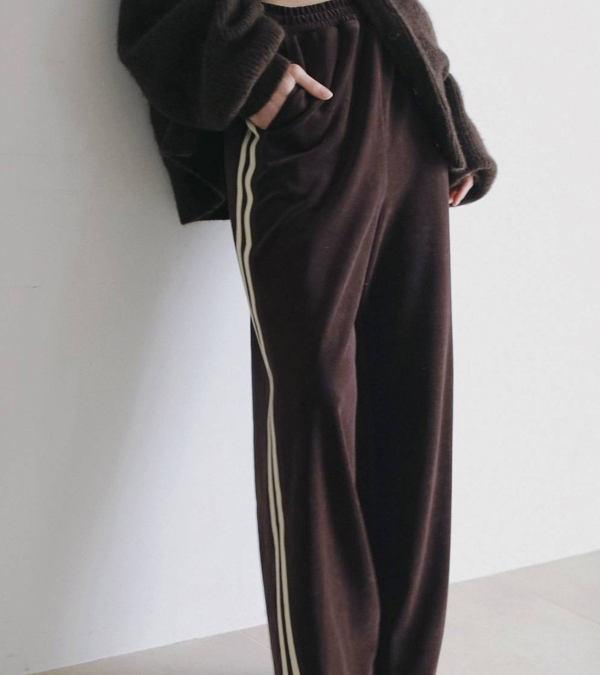画像8: ベロアトラックパンツ　Velour Track Pants
