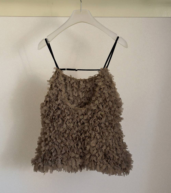 画像4: チュールフリンジキャミソール　Tulle Fringe Camisole