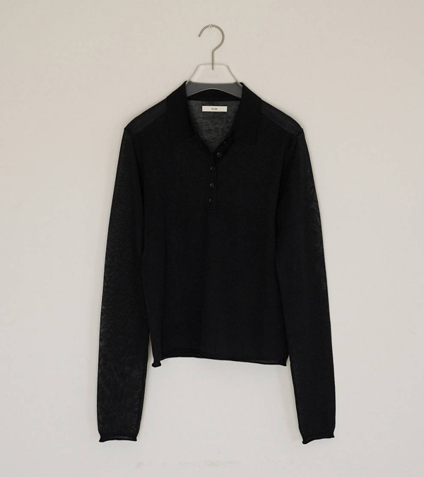 画像3: シアーポロニット　Sheer Polo Knit