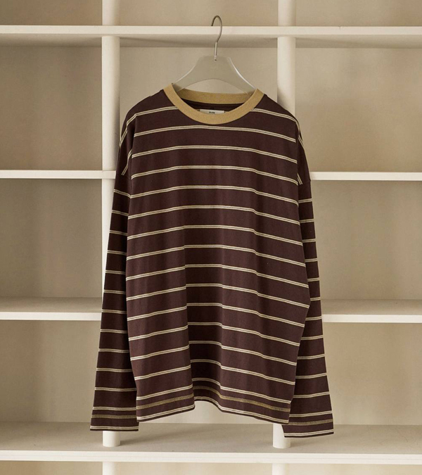 画像4: ボーダールーズロングTシャツ　Border Loose Long T-shirts