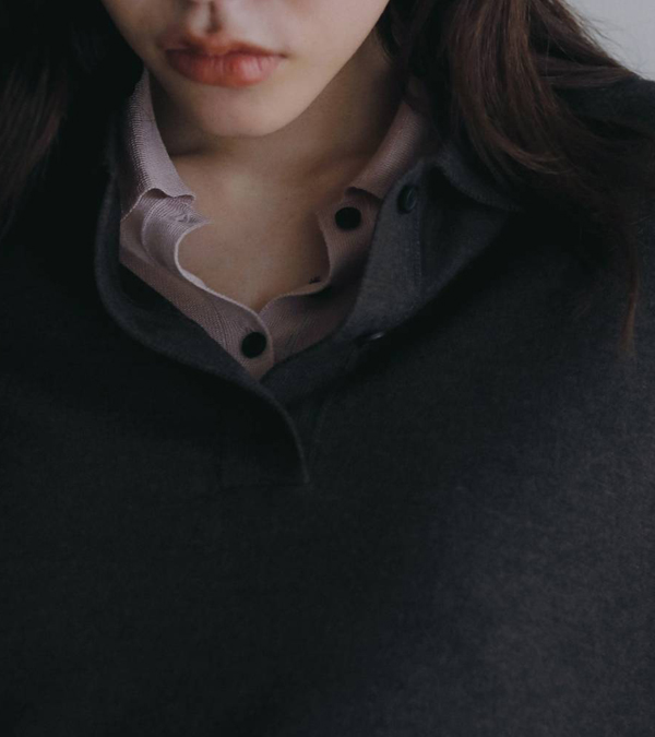 画像13: シアーポロニット　Sheer Polo Knit