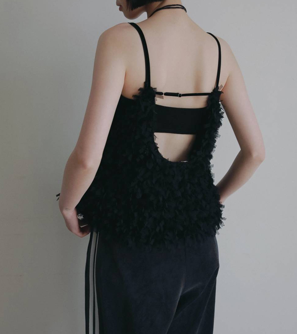 画像16: チュールフリンジキャミソール　Tulle Fringe Camisole