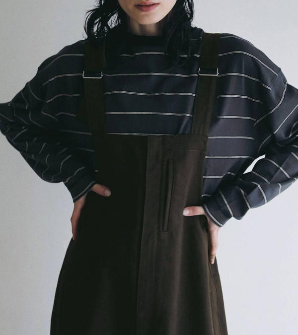 画像9: ボーダールーズロングTシャツ　Border Loose Long T-shirts