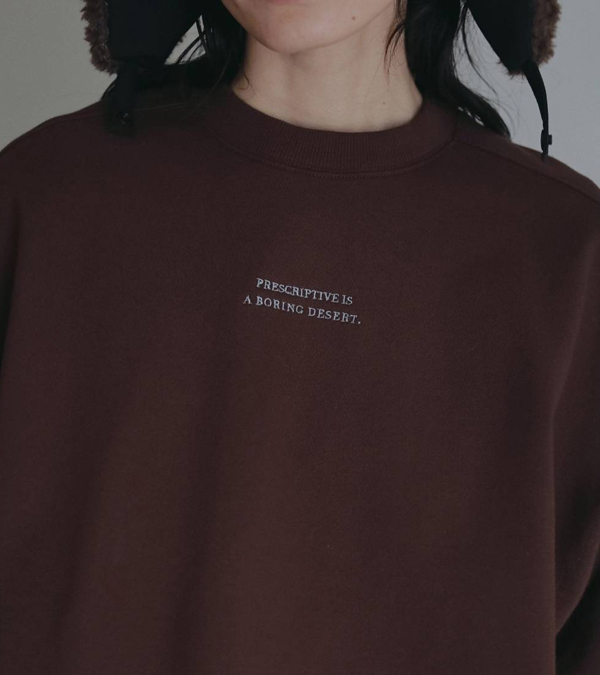 画像12: エンブロイダリーオーバースウェット　Embroidery Over Sweat