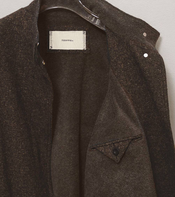 画像2: シルクネップツイードブルゾン　Silknep Tweed Blouson